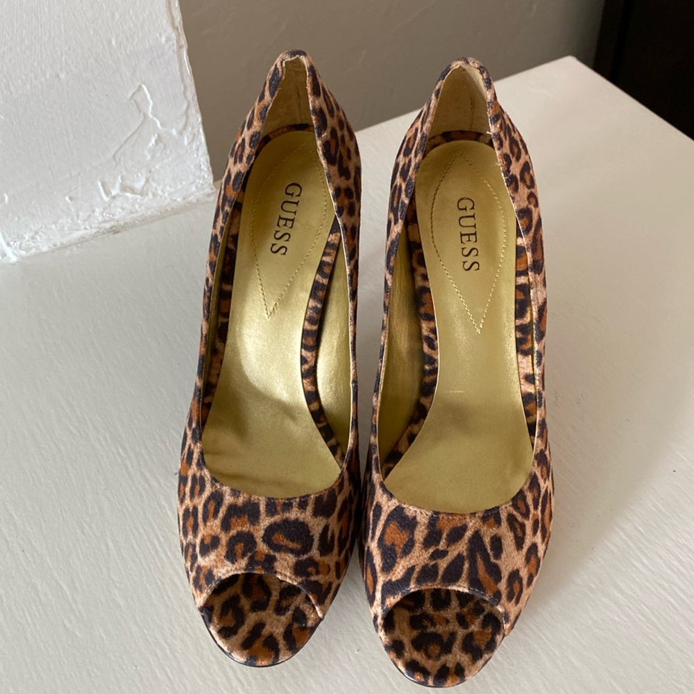Brand New Guess Open Toe Heels